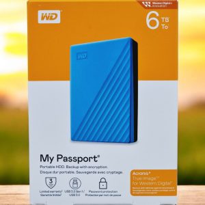 WD 6TB My Passport Portable External Hard Drive